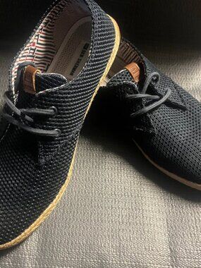 Ben Sherman Navy Canvas Espadrille Shoes — Men's US 11